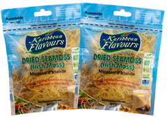 Karibbean Flavours front packaging showing two 3oz bags and product benefits