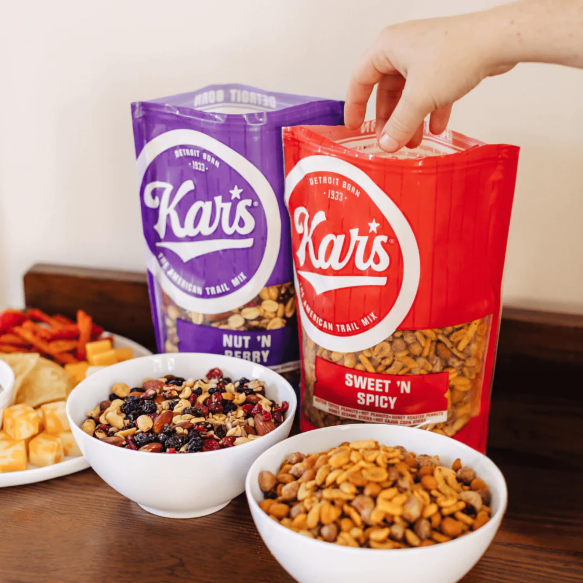 Kar's close-up of butter-toffee peanuts highlighting sweet crunchy coating
