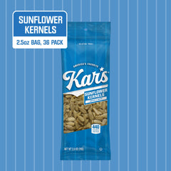 Kar’s close-up of roasted sunflower kernels showing crunchy texture and even roast