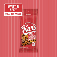 Kar’s close-up of trail mix texture highlighting crunchy toffee and sesame sticks