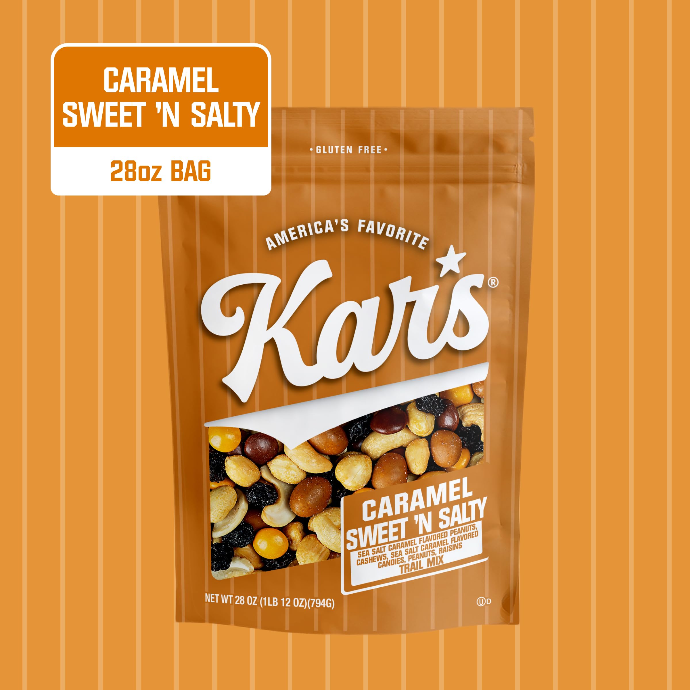 Kar's close-up of roasted peanuts and cashews, shows crunchy texture benefit