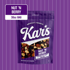 Kar's close-up of roasted peanuts, almonds and sunflower kernels highlighting crunch