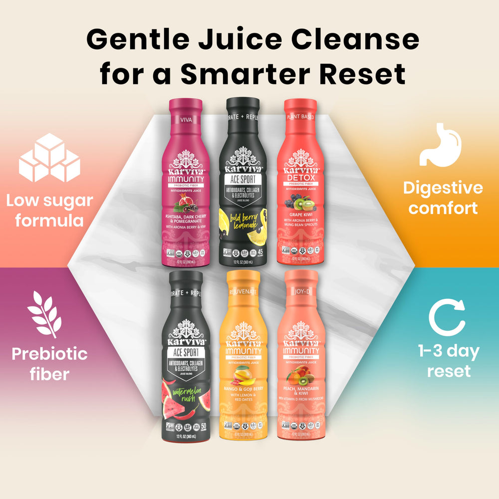 Karviva bottle label close-up highlighting organic ingredients and doctor formulation