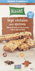 Kashi close-up of wrapped bar texture highlighting whole-grain chewiness benefit