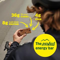 Kate's bar in hand showing 2.2 oz scale and convenient on-the-go portion