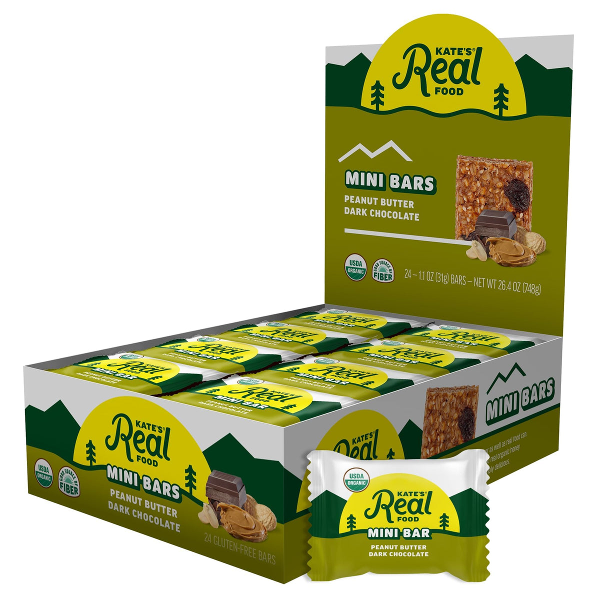Kate's front packaging showing product and certifications for trust