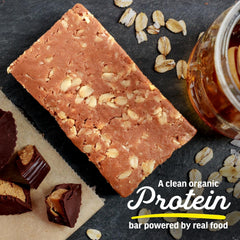 Kate's close-up texture shot highlighting chewy bar and real ingredients