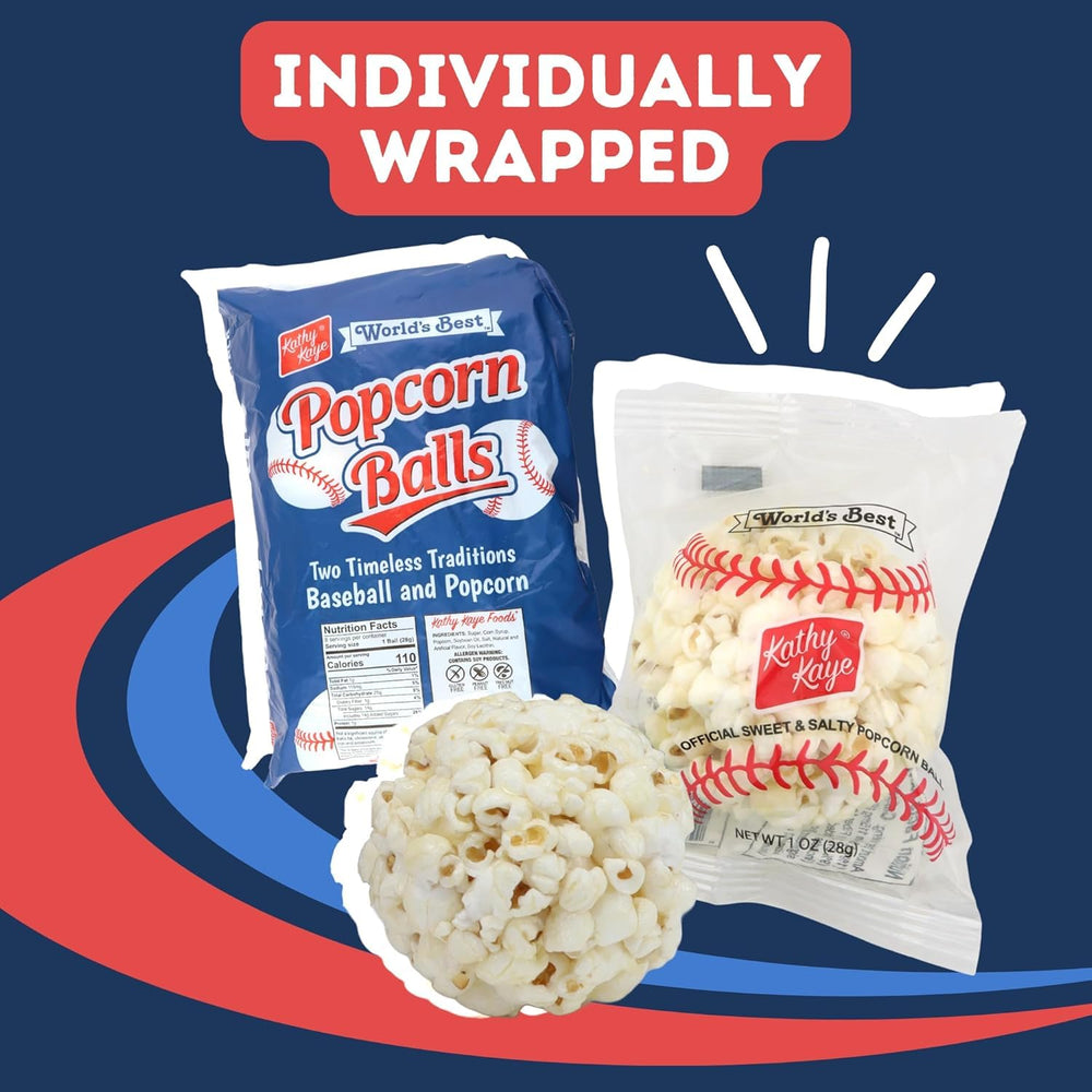 Nani Organics close-up of popcorn ball texture highlighting crunchy sweet and salty coating