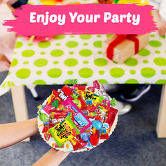KATIE’S KANDY KORNER party bowl filled with mix showing vibrant colors and quick event-ready serving