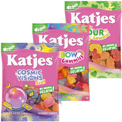 Katjes front packaging showing three bags and variety — clear product choice