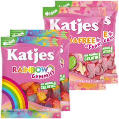 Katjes front packaging showing four-bag variety, ideal for gifting
