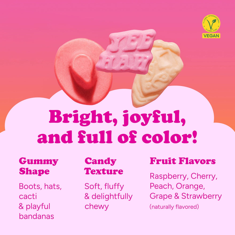 Katjes nutrition label detail emphasizing clean ingredients and vegan benefits