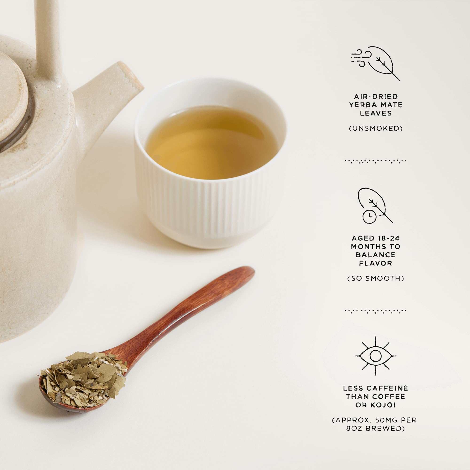 KATÚ Ka'a cold-brew iced mate in glass illustrating refreshing, smooth energy