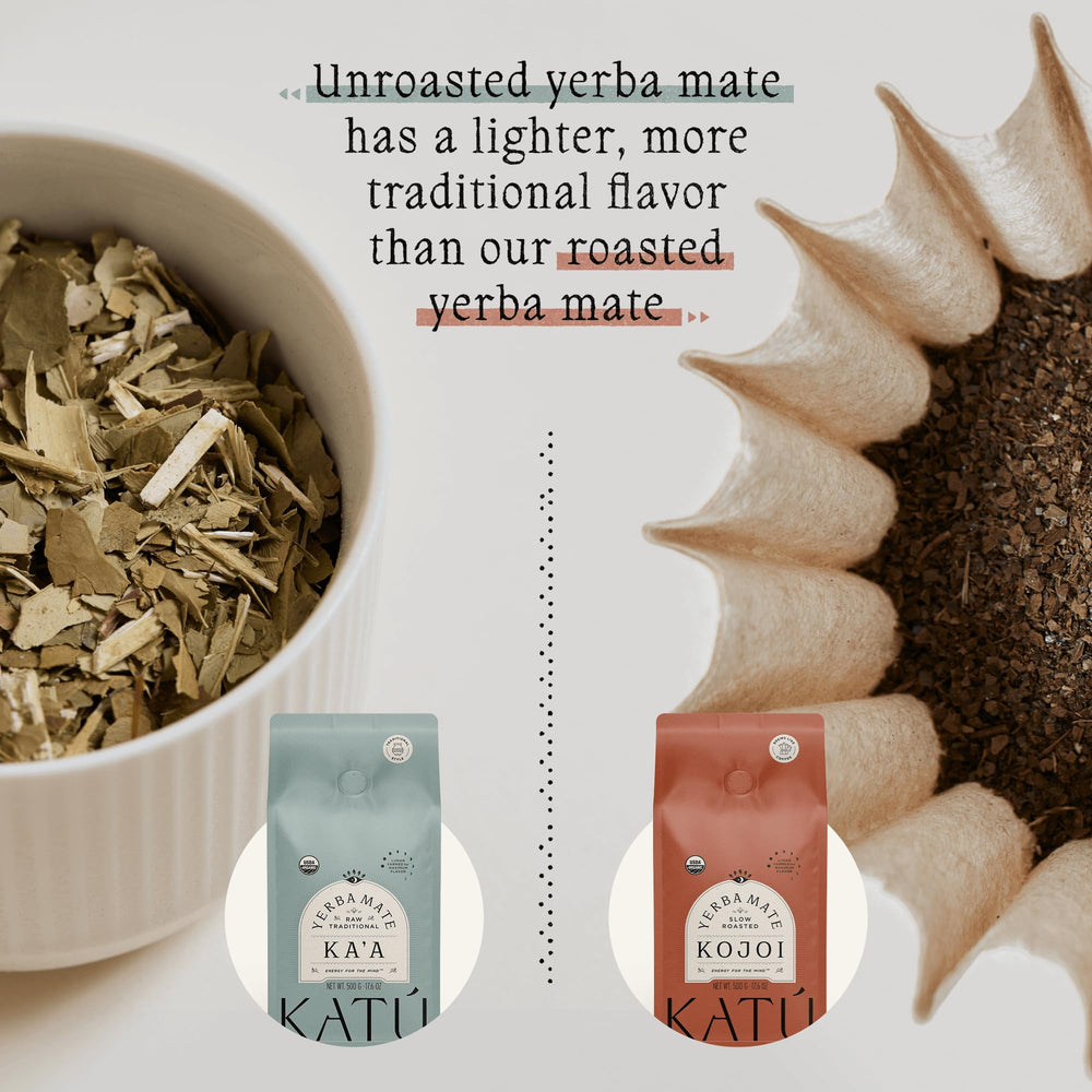 KATÚ Ka'a stem and leaf detail displaying natural, handpicked quality benefit