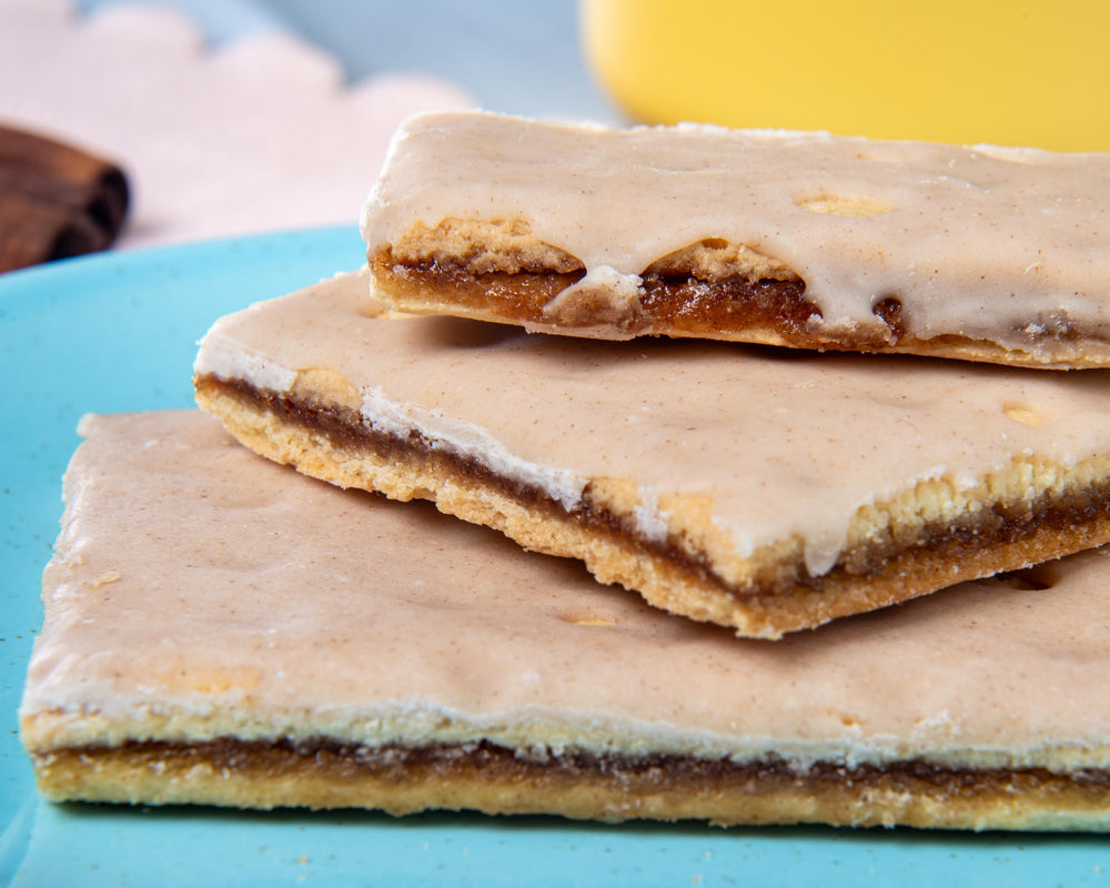 Katz Gluten Free individually wrapped pastry in hand for portable convenience