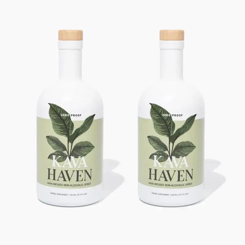 Kava Haven front packaging showing lemon ginger bottle and branding for easy selection