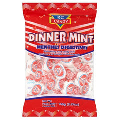 KC Candy front pack view showing four 3.52oz bags and clear peppermint benefit