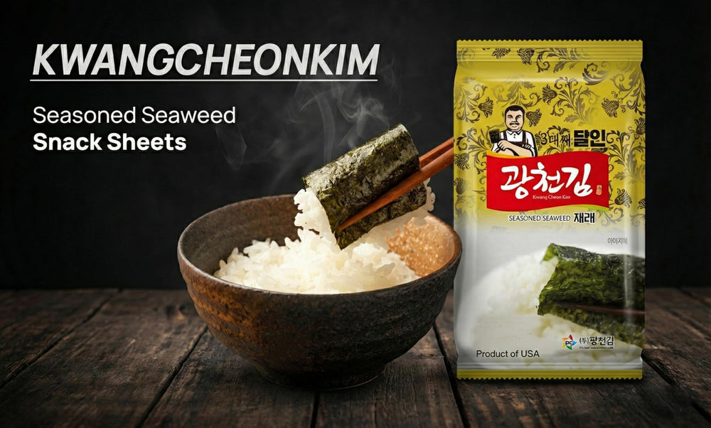 KC KWANGCHEONKIM crumbled topping on poke bowl showing added savory crunch