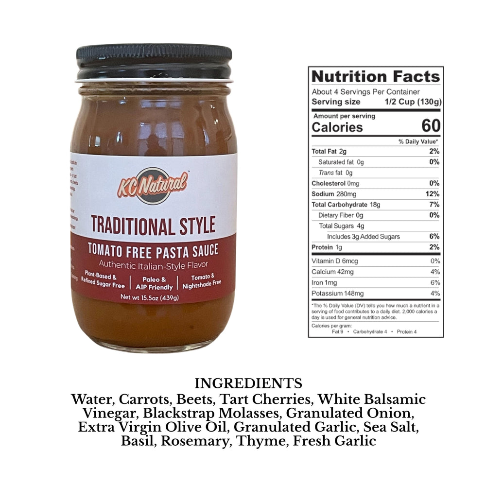 KC Natural open jar with spoon demonstrating thick sauce texture