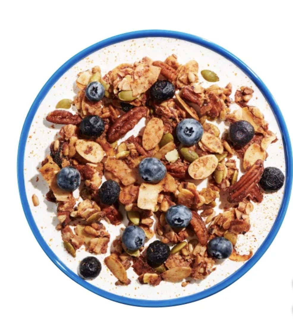 KD Chocolates NuTrael ingredients spread of nuts, seeds and blueberries