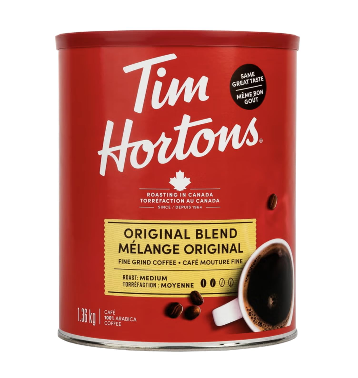 KD Chocolates Tim Hortons front packaging showing 3 lb bag and clear label for freshness
