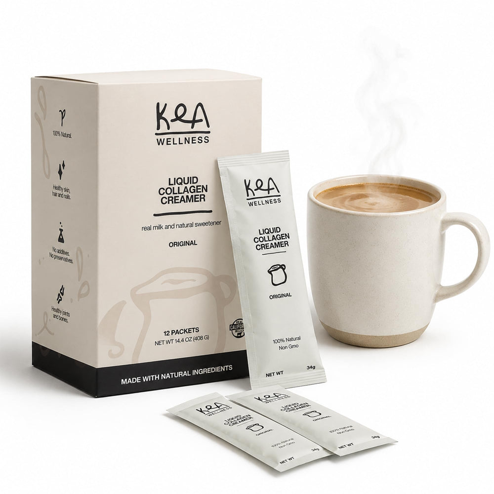 Kea Wellness front packaging showing product and benefits for easy identification