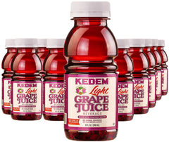 kedem light concord front packaging showing 24-pack convenience and kosher certification