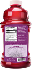 kedem light concord poured glass showcasing color and lower-calorie refreshment