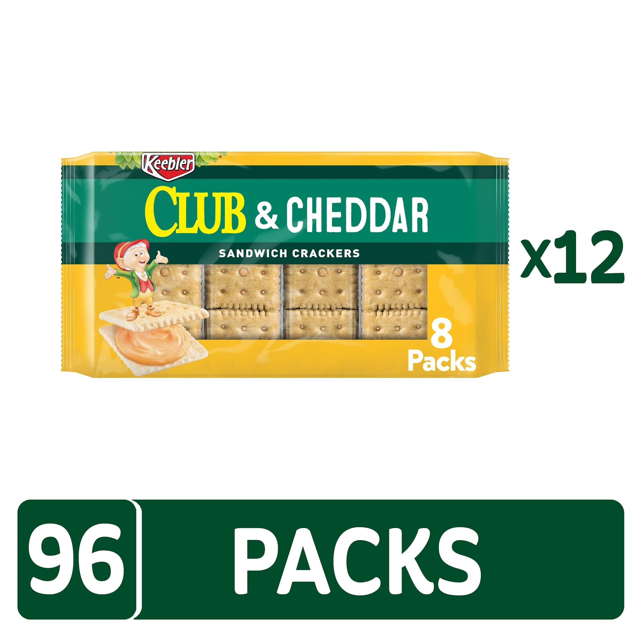 Keebler tray layout with 8 sandwich crackers per tray for convenience