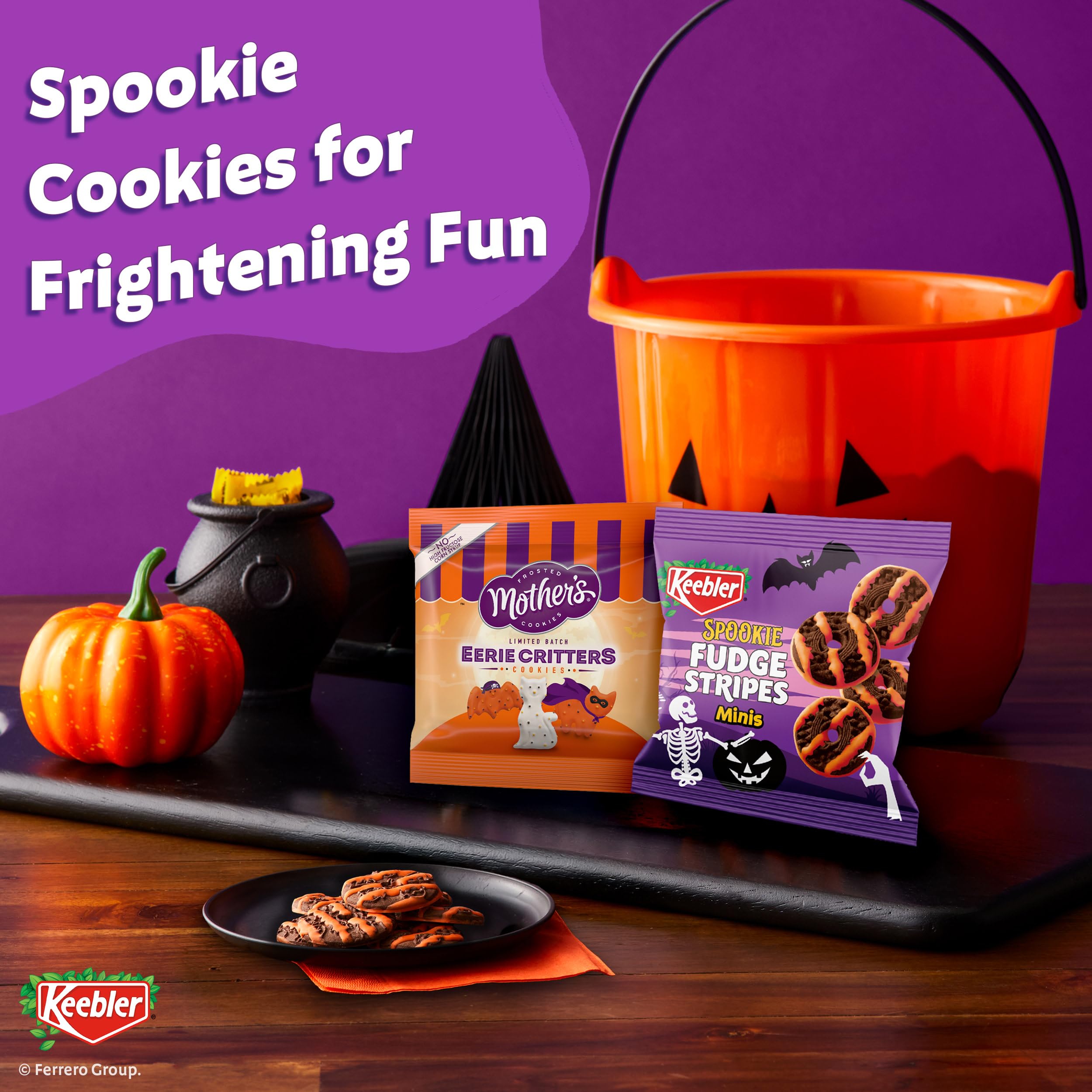 Keebler Mother's Eerie Critters detail showing frosting and sprinkles