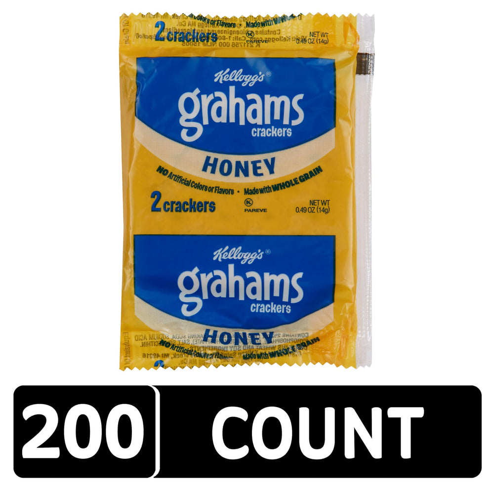 Kellogg's individually wrapped two-count pouch highlighting convenience and hygiene