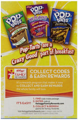 Kellogg's Pop-Tarts close-up of frosted crust and filling texture highlighting tempting flavor