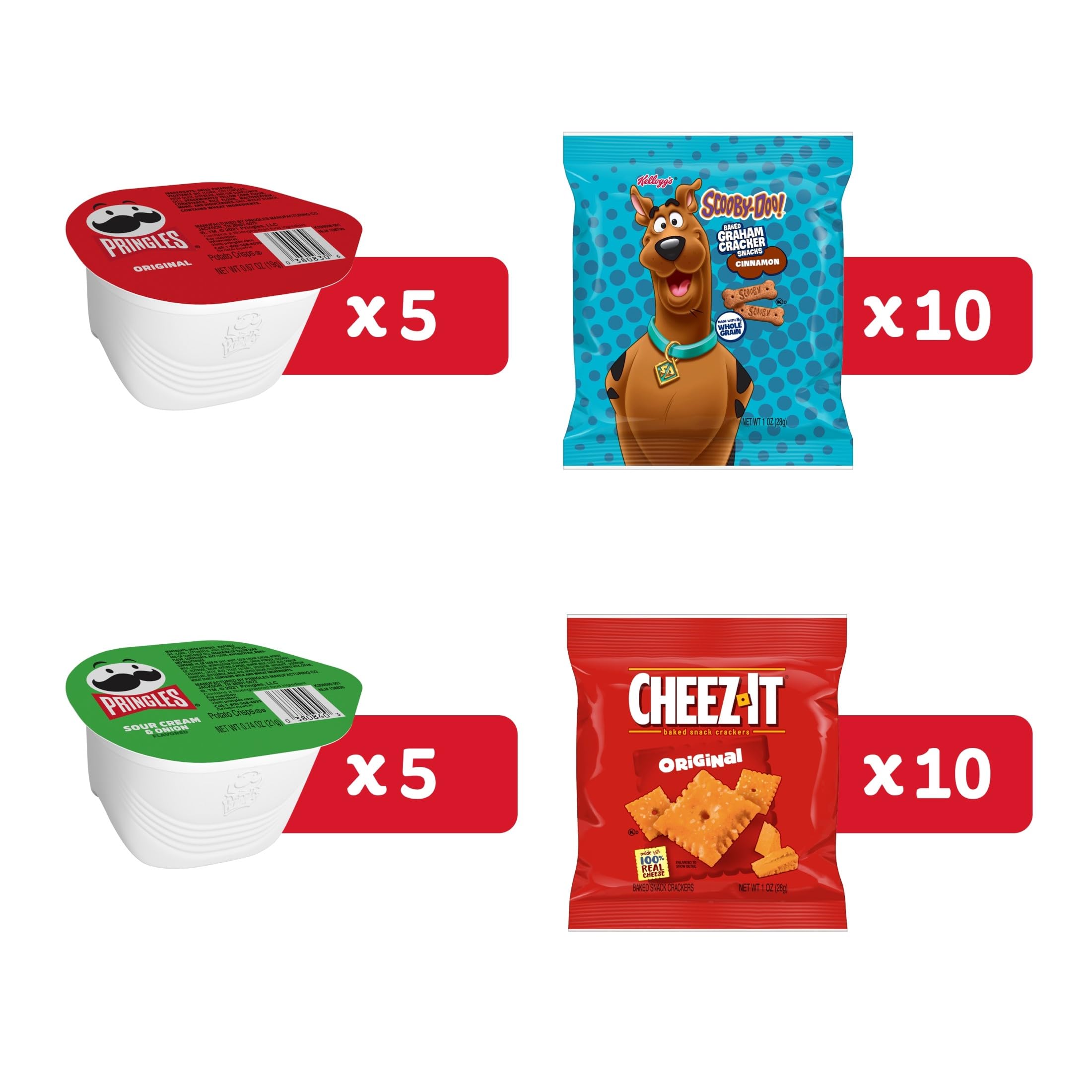 Kellogg's Pringles Original single-serve canister protecting chips and offering portable crunch