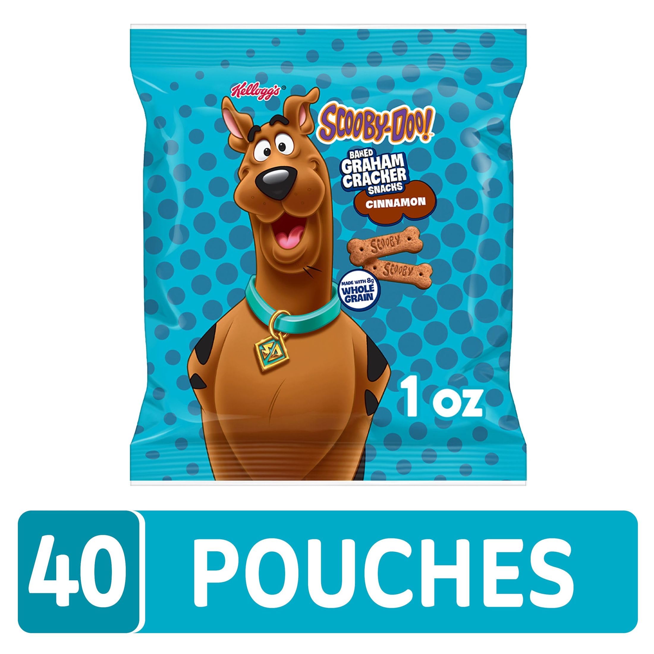 Kellogg's opened pouch with crackers spilling out highlighting fresh convenience