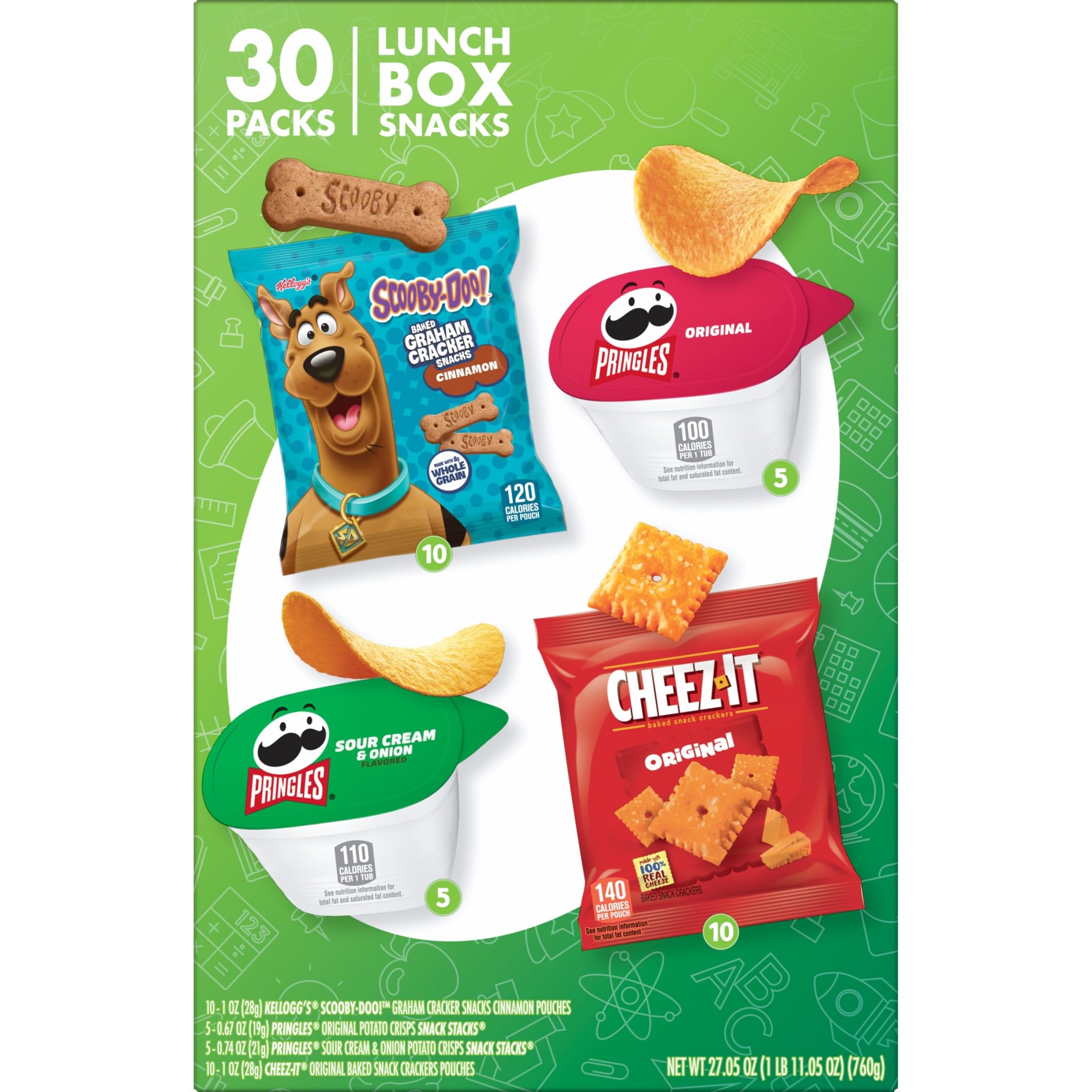 Kellogg's snacks in hand to show single-serve scale for easy packing and portion control