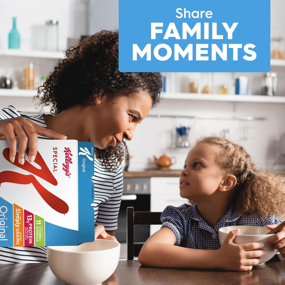 Kellogg's Special K opened box revealing sealed freshness and portioned supply