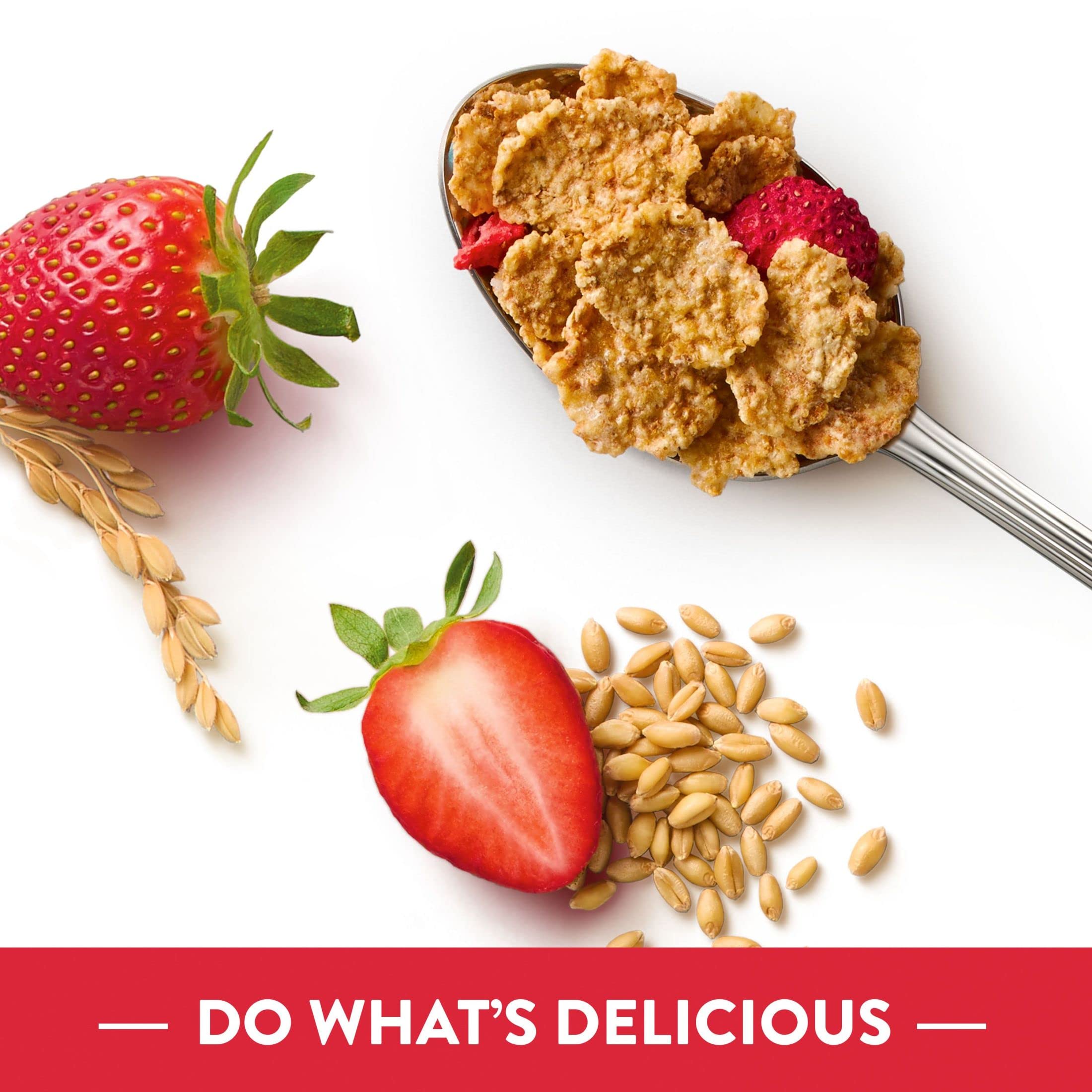 Kellogg's Special K cup with milk being poured demonstrating easy breakfast preparation