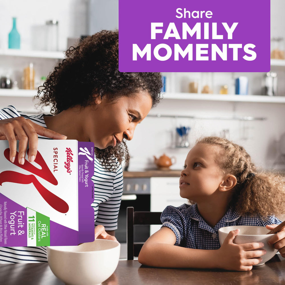 Kellogg's Special K served in a bowl with almond milk illustrating an easy low-fat breakfast