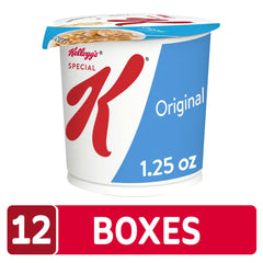 Kellogg's Special K open cup top view displaying ready-to-eat convenience