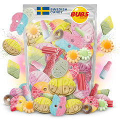 Kenai Kitchen front packaging showing 1 lb Bubs Swedish Candy Mix and shareable appeal