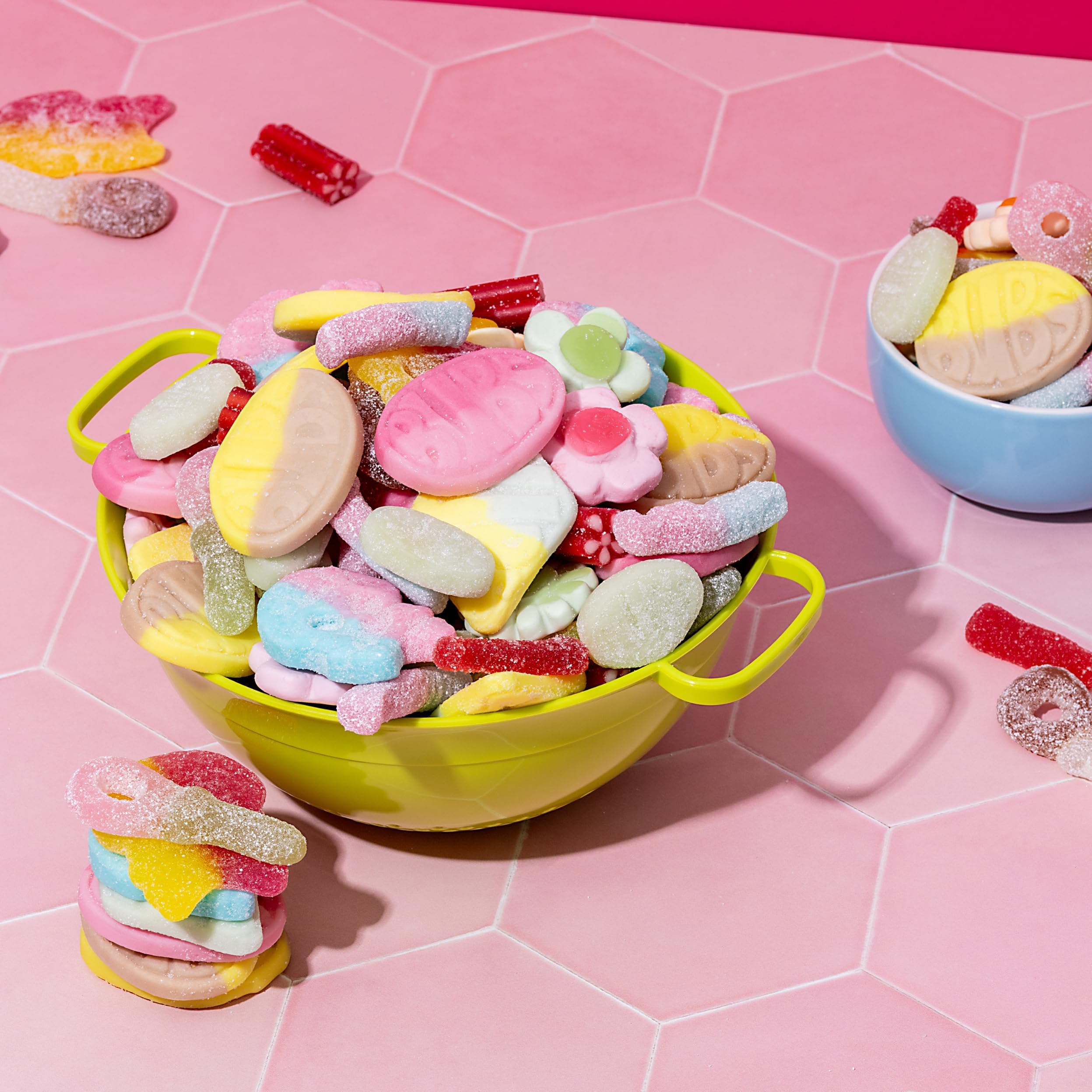 Kenai Kitchen sharing bowl of mixed Bubs candies perfect for parties or tastings