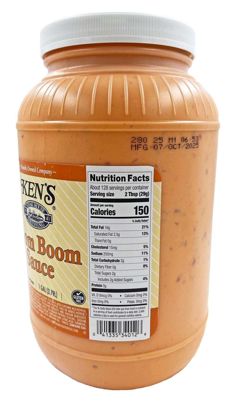 Ken's Boom Boom Sauce on sandwich adding garlic flavor and mild spice boost