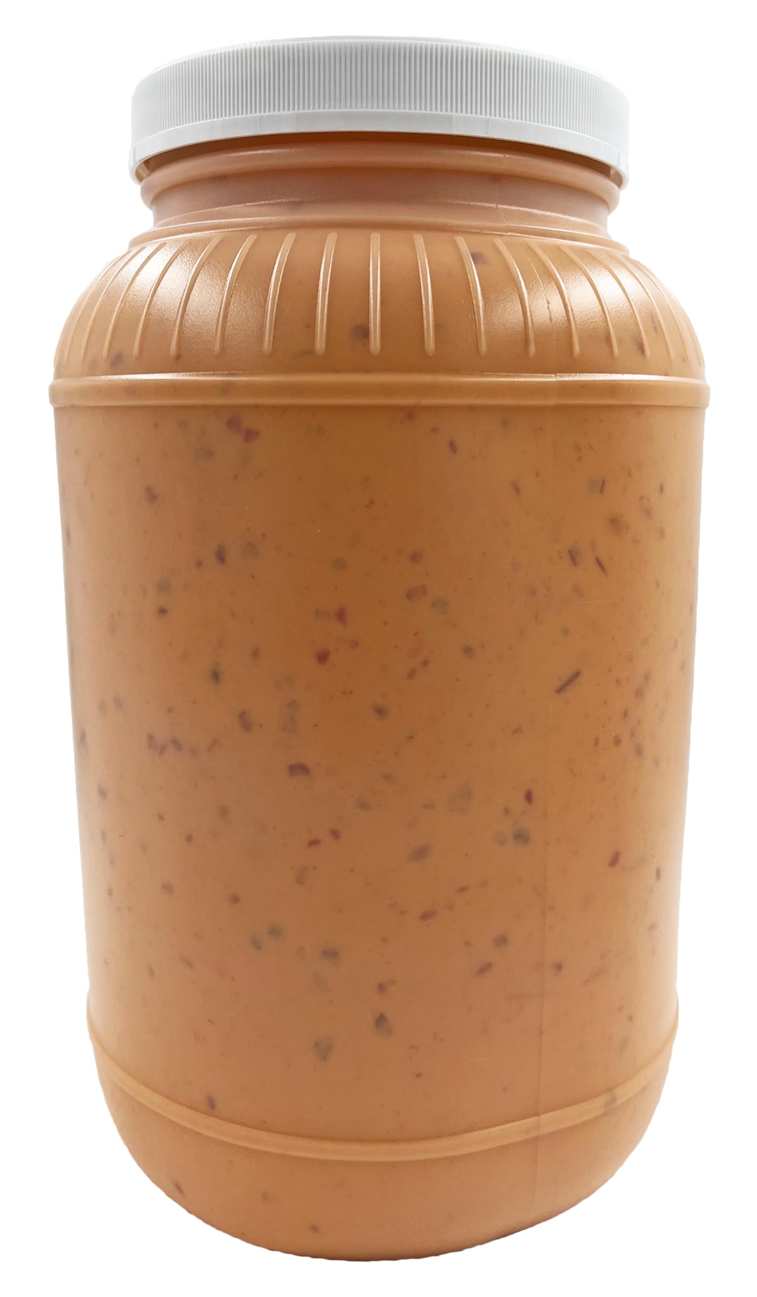 Ken's Boom Boom Sauce transferred to squeeze bottle for fast portion control