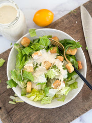 Ken's close-up of creamy Caesar texture showing smooth consistency and rich color