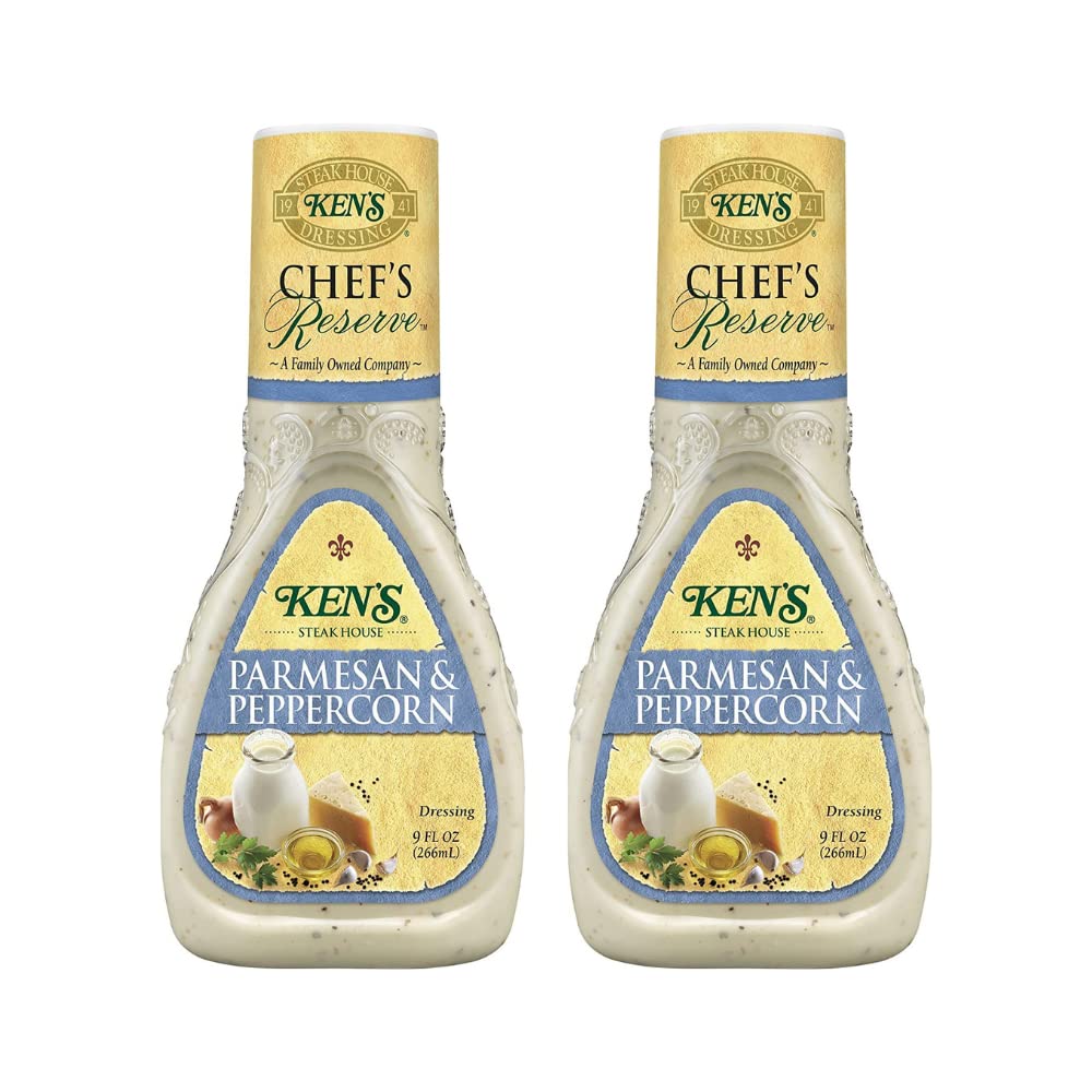 Ken's Steak House front packaging showing two 9 oz bottles for convenience