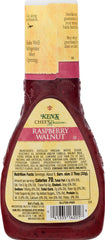 Ken's Steak House pouring vinaigrette texture showing smooth olive oil emulsion benefit