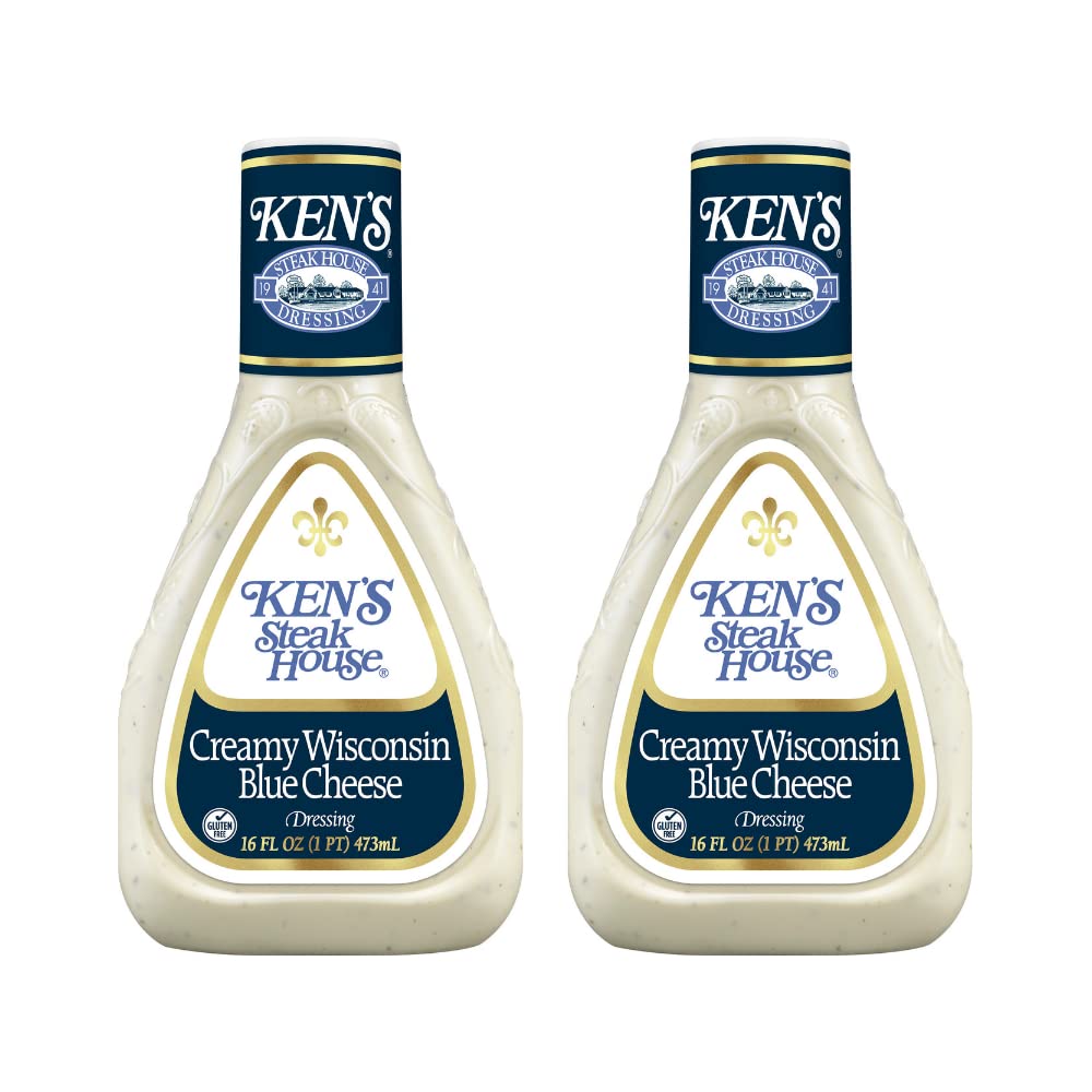 Ken's Steak House front packaging showing twin 16 fl oz bottles for pantry convenience