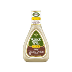 Ken's Steak House label close-up with Vidalia onion details and ingredient clarity benefit