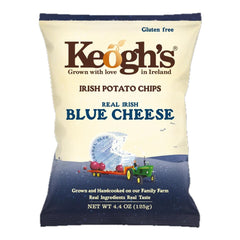 Keogh's front packaging showing 4.4 oz bag and brand for premium snack appeal
