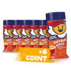 Kernel Season's front packaging shows bold Buffalo Wing flavor and convenience